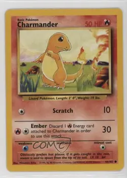 Charmander Pokemon Base Set #46 1999 - Image 1