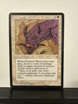 Prismatic Ward - Ice Age - MTG Magic - Common - White Creature - Image 1