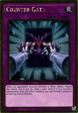 Counter Gate - MVP1-ENG10 - Gold Rare - Unlimited Edition - Lightly Played - Image 1