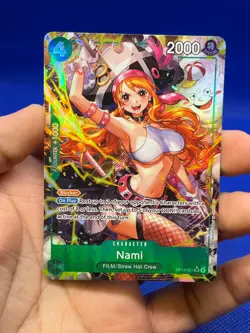 One Piece The Azure Sea’s Seven Nami OP14-031 Alternate Alt Art Super Rare SR NM - Image 2