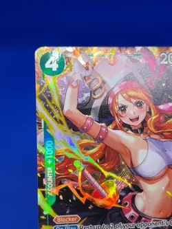 One Piece The Azure Sea’s Seven Nami OP14-031 Alternate Alt Art Super Rare SR NM - Image 3