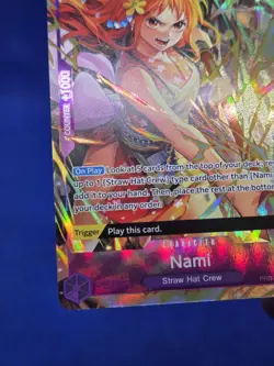 One Piece Premium Booster -The Best- Vol 2 Nami PRB02-012 Alternate Alt Art NM - Image 5