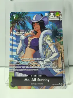 2026 One Piece TCG Ms. All Sunday OP14-084 SR Alternate Alt Art - Image 1