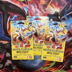 Bandai- One Piece - OP15 - Adventures On Kami's Island - 3 Sleeved Booster Packs - Image 1