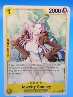 One Piece Adventure On Kami's Island Jewelry Bonney OP15-105 Release Event NM - Image 2