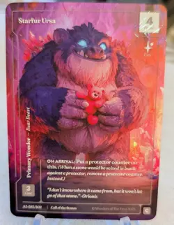 Wonders of the First Starfur Ursa Formless Foil Alt Art Call of the Stones - Image 1