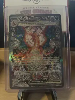 Pokemon Charizard ex 223/197 SV03: Obsidian Flames Special Illustration Holo 33… - Image 1