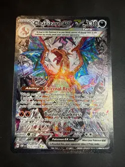 Pokemon Charizard ex 223/197 SV03 Obsidian Flames Tera Holo 330 HP Rare - Image 1