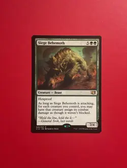 MTG 1x Siege Behemoth -NM- Commander 2014 - Image 1