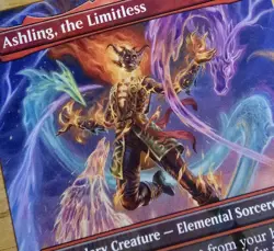 X 1 Ashling, the Limitless Borderless NM-M ECC 001 MTG Magic The Gathering - Image 1