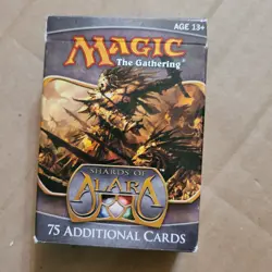 Magic the Gathering Shards of Alara EMPTY Tournament Pack Deck Box USED MTG Card - Image 1