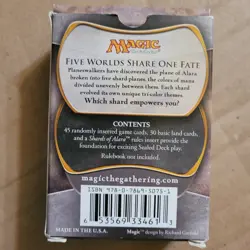 Magic the Gathering Shards of Alara EMPTY Tournament Pack Deck Box USED MTG Card - Image 2