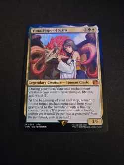 MTG Yuna, Hope of Spira Final Fantasy Mythic #250 Regular Card NM - Image 1