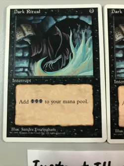 LP Dark Ritual - Fourth Edition Mtg Tcg - Image 2