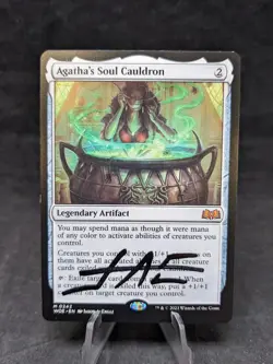 Agatha's Soul Cauldron - Wilds of Eldraine - 0242 - MTG - Artist Signed - LP - A - Image 1
