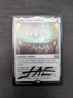 Agatha's Soul Cauldron - Wilds of Eldraine - 0242 - MTG - Artist Signed - LP - A - Image 2