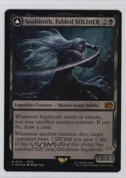 Sephiroth Fabled SOLDIER One-Winged Angel Foil Magic: Final Fantasy FIN #0115 - Image 1