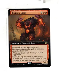 MTG SkeenAB Tectonic Giant BORDERLESS from Theros BD. NM. - Image 1