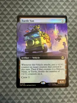 MTG Turtle Van #0277 Foil Extended Art Rare Teenage Mutant Ninja Turtles (TMT) - Image 1