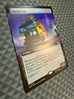 MTG Turtle Van #0277 Foil Extended Art Rare Teenage Mutant Ninja Turtles (TMT) - Image 2