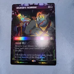 Splinter's Technique (Showcase) Teenage Mutant Ninja Turtles Foil - Image 1