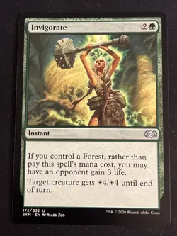 1x Invigorate (172) Double Masters LP MTG Magic the Gathering x1 MKE - Image 1