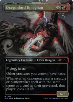 Dragonlord Kolaghan (Rainbow) - Secret Lair Grow Up So Fast - 1972 - NM Foil - Image 3