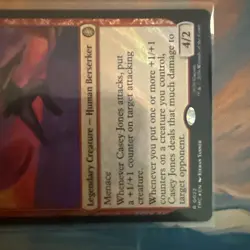 CASEY JONES, BACK ALLEY BRUTE SURGE FOIL - Rare - TMC TMNT Commander MTG - Image 4