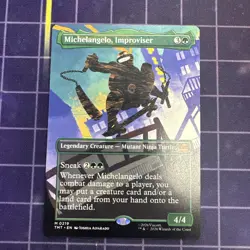 Michelangelo, Improviser (Borderless) Teenage Mutant Ninja Turtles Regular - Image 1