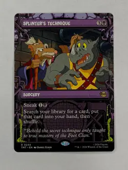 Splinter's Technique (Showcase) 0233 Teenage Mutant Ninja Turtles NM - Image 1