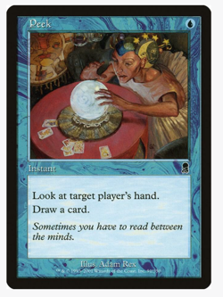Peek - Odyssey (ODY) PLAYSET (x4) Vintage Magic the Gathering NM/LP - Image 1