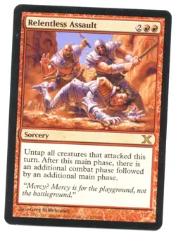 Relentless Assault Tenth Edition - MP Condition Magic The Gathering-a8a4 - Image 1