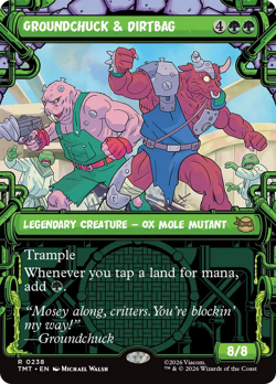 Groundchuck & Dirtbag (FOIL) x1 - MTG Teenage Mutant Ninja Turtles TMT #238 - Image 1