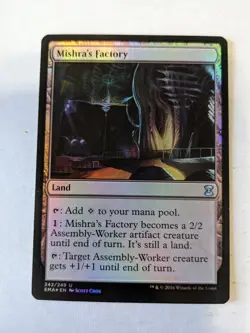 Mishra's Factory Magic The Gathering Foil EMA Eternal Masters 242/249 U 2016 - Image 1