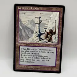 Kjeldoran Outpost Alliances MTG Magic Rare Land 1996 Reserved List MP - Image 2