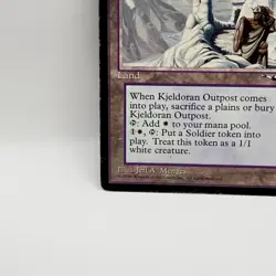 Kjeldoran Outpost Alliances MTG Magic Rare Land 1996 Reserved List MP - Image 5