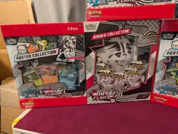 Pokemon Black Bolt & White Flare Binder + Poster Collection Sam's Club Lot of 3 - Image 4