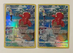 2X Pokemon Octillery TG03/TG30 Swsh09 Brilliant Stars Ultra Rare Holo NM - Image 1