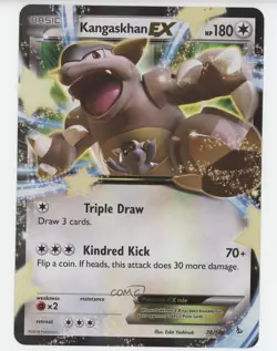 Kangaskhan EX (Oversize) Pokemon XY Flashfire #78 - Image 1