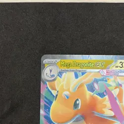 Pokemon TCG Mega Dragonite EX ASCEN 152/217 Black Star Promo Full Art Holo HP37… - Image 2
