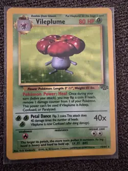 Pokemon TCG Holo Venomoth Vileplume Kangaskhan Jungle Set!! - Image 3