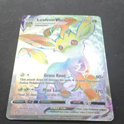 Pokemon Leafeon VMAX Full Art Secret Rare SWSH07 Evolving Skies 204/203 LP-NM - Image 2