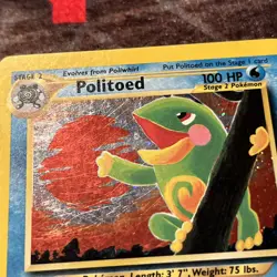 Pokemon TCG Politoed Neo Discovery 8/75 Holo Unlimited Holo Rare - Image 2
