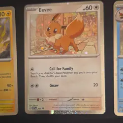 SVP Cosmos Holo Eevee Vaporeon Jolteon Flareon Leafeon Pokemon TCG Bulk Lot 5 LP - Image 2