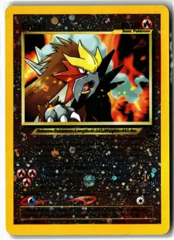 Entei ⭐ 34 Reverse Holo Promo Wizards Black Star Promos 1999 Pokemon MP - Image 1