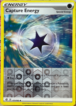 Capture Energy Reverse Holo - 171/192 - Rebel Clash Pokemon 2020 - Image 1
