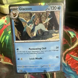Glaceon 171 Sv: Scarlet & Violet Black Star Promo Holo Pokemon TCG Near Mint - Image 1