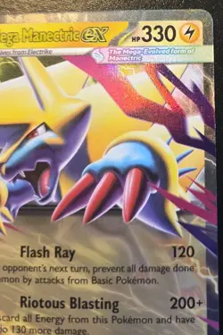 Mega Manectric EX 050/132 Double Rare Mega Evolution Pokemon TCG - Image 3