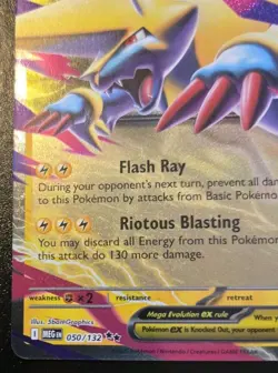 Mega Manectric EX 050/132 Double Rare Mega Evolution Pokemon TCG - Image 4