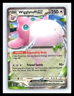 🔥 Wigglytuff ex 040/165 Sv: Scarlet & Violet 151 Holo Pokemon TCG 2023 - Image 1